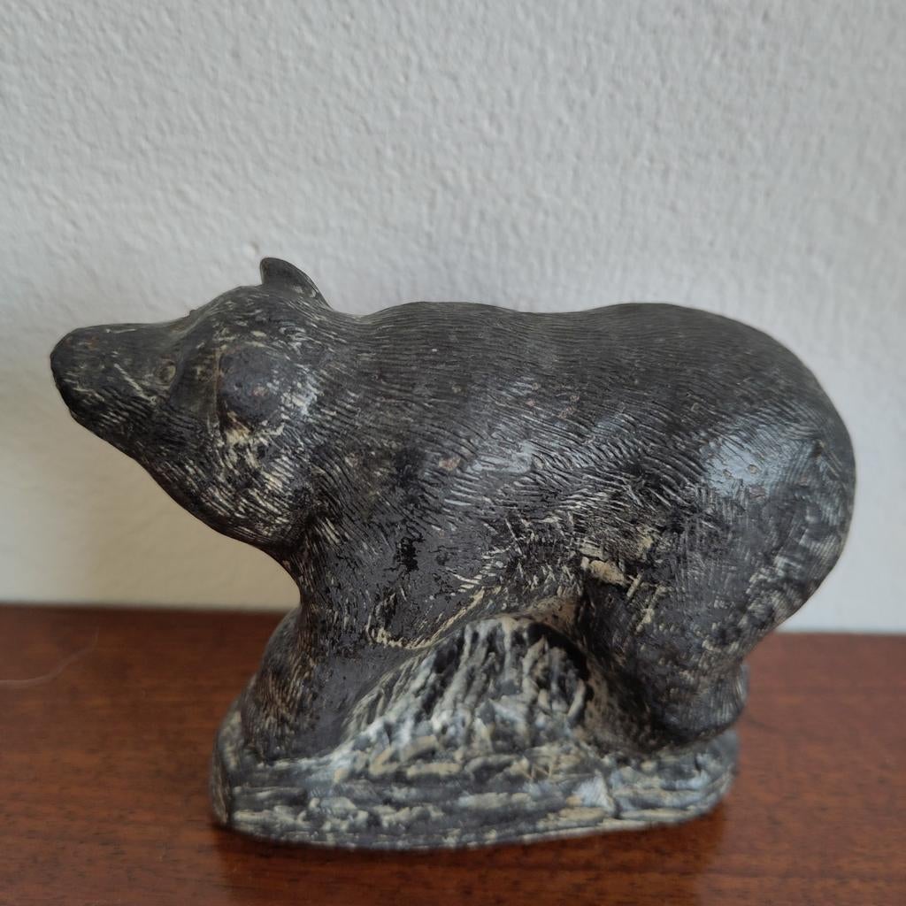 Wolfsbeer van the Wolf sculptures Canada, Verzamelen, Beelden en Beeldjes, Ophalen of Verzenden, Zo goed als nieuw, Dier