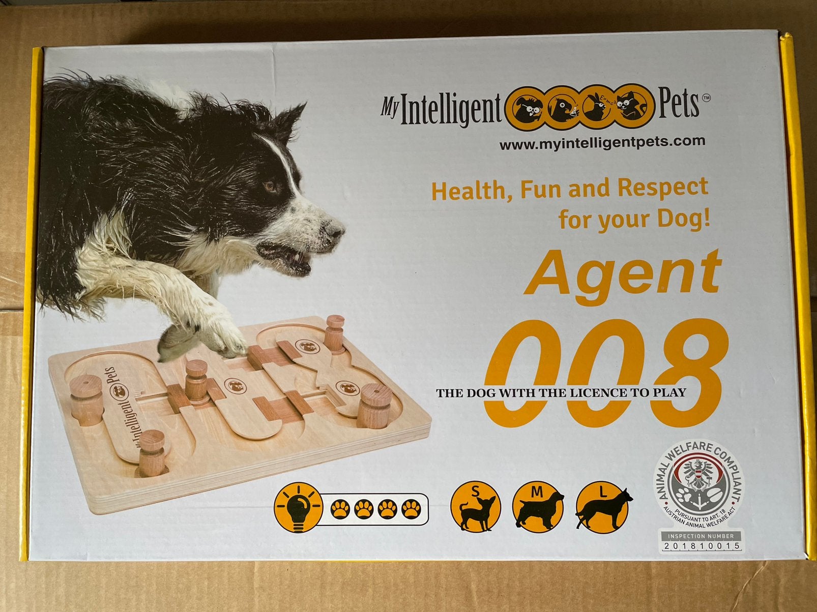 My Intelligent Dogs Agent 008 spel, Ophalen of Verzenden, Nieuw, Intelligentiespeelgoed, My Intelligent Dogs