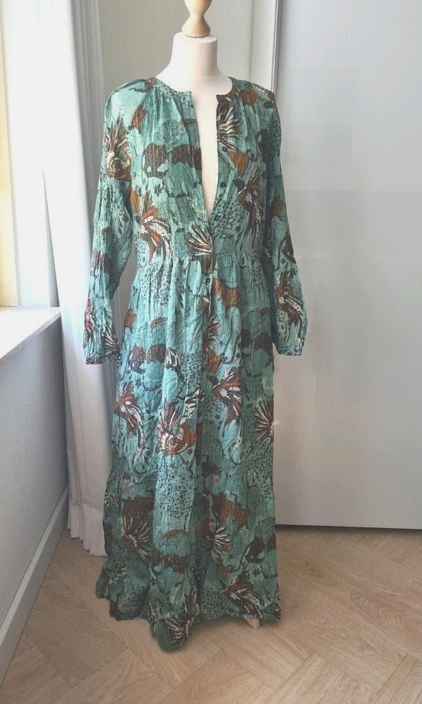 POM AMSTERDAM JURKJE MAAT 40, Kleding | Dames, Jurken, Verzenden, Nieuw, Maat 38/40 (M), Blauw