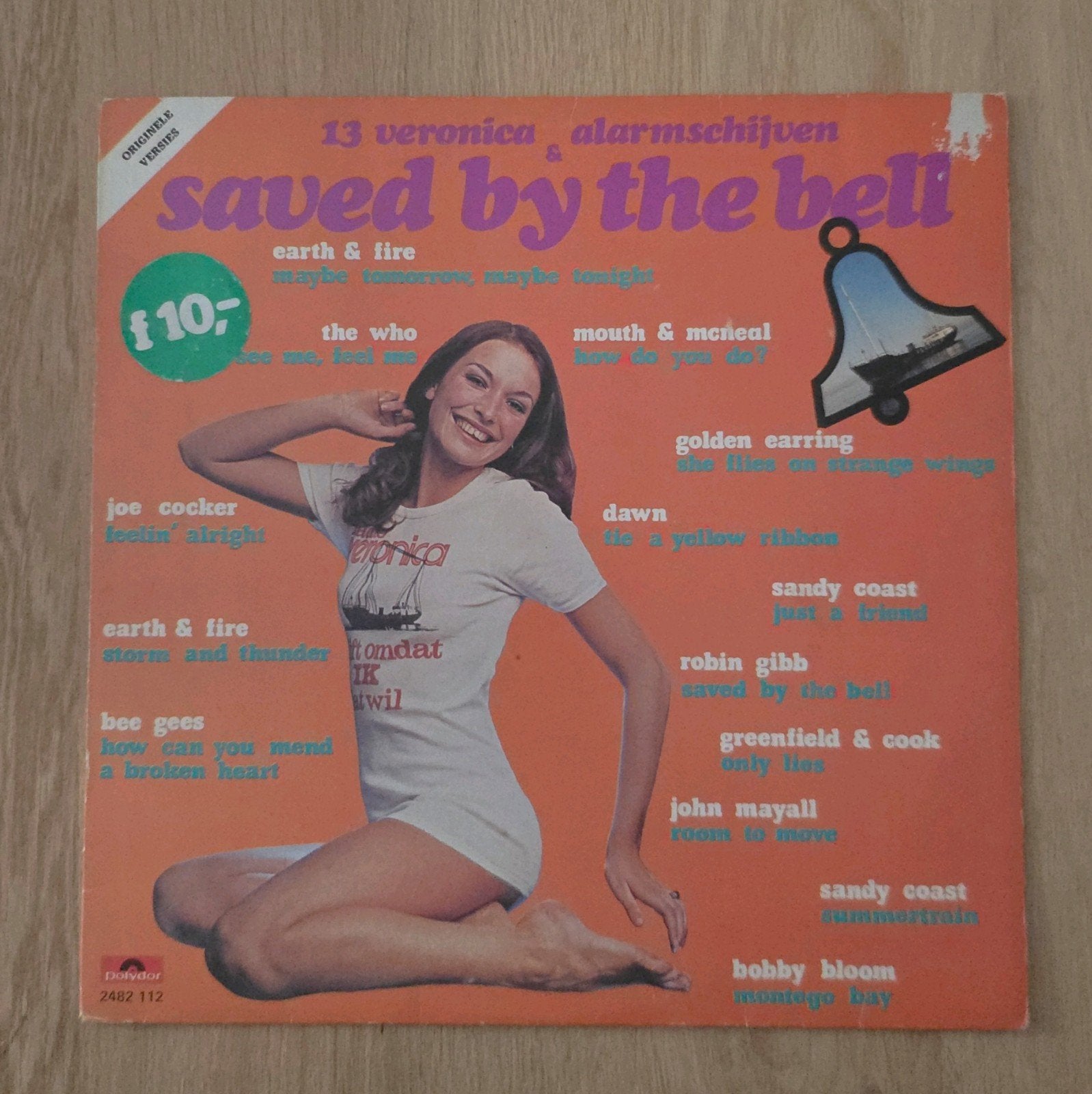Saved by the Bell - 13 Veronica Alarmschijven LP, Cd's en Dvd's, Vinyl | Pop, LP, Gebruikt, Pop, Ophalen of Verzenden