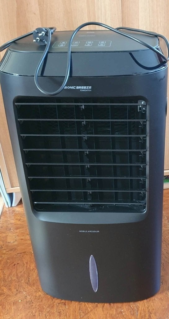 JAP bionic breeze aircooler EDMONTON, Witgoed en Apparatuur, Ophalen, Minder dan 60 m³, 3 snelheden of meer, Zo goed als nieuw