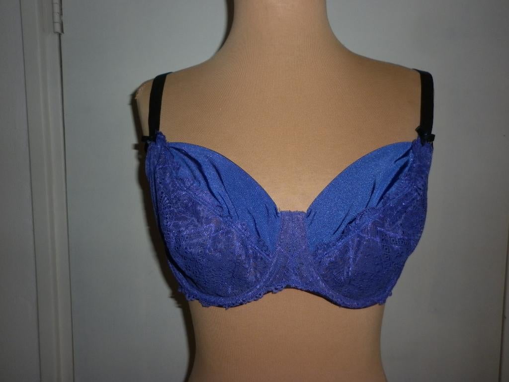 beugelBh maat 90D, Verzenden, Blauw, BH