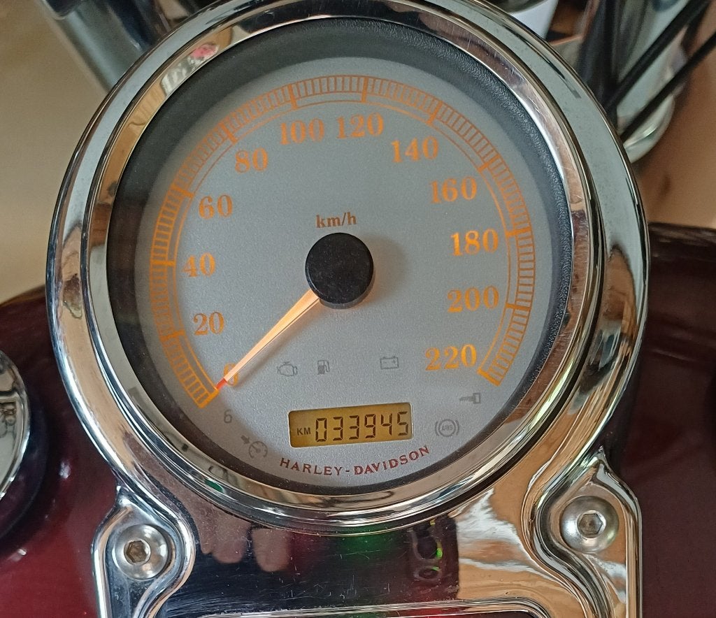 Harley FatBob, 2 cilinders, Sportuitlaat, Gebruikt, Particulier