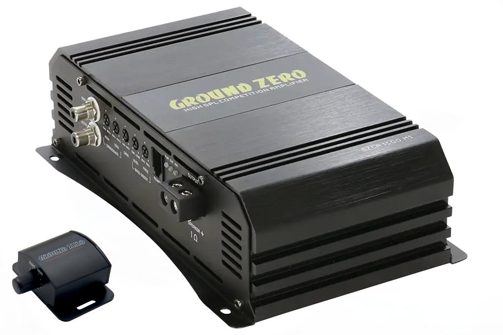 Ground Zero GZCA 1500.M1 Monoblock + Controller (1350Wrms), Auto diversen, Autospeakers, Nieuw, Ophalen of Verzenden