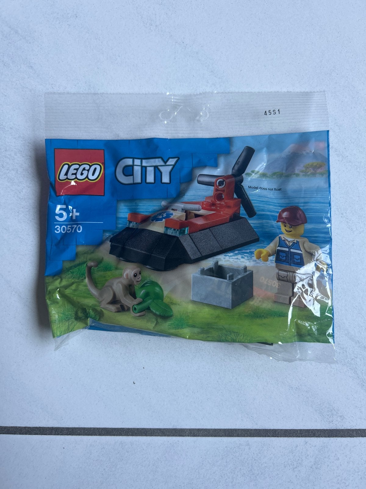 Lego City 30570 Wildernis Hovercraft Polybag Nieuw, Ophalen, City, Lego, Nieuw