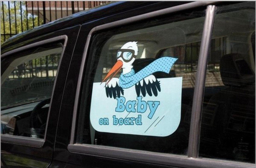 Partij raamstickers baby on board markthandel, Ophalen of Verzenden, Nieuw