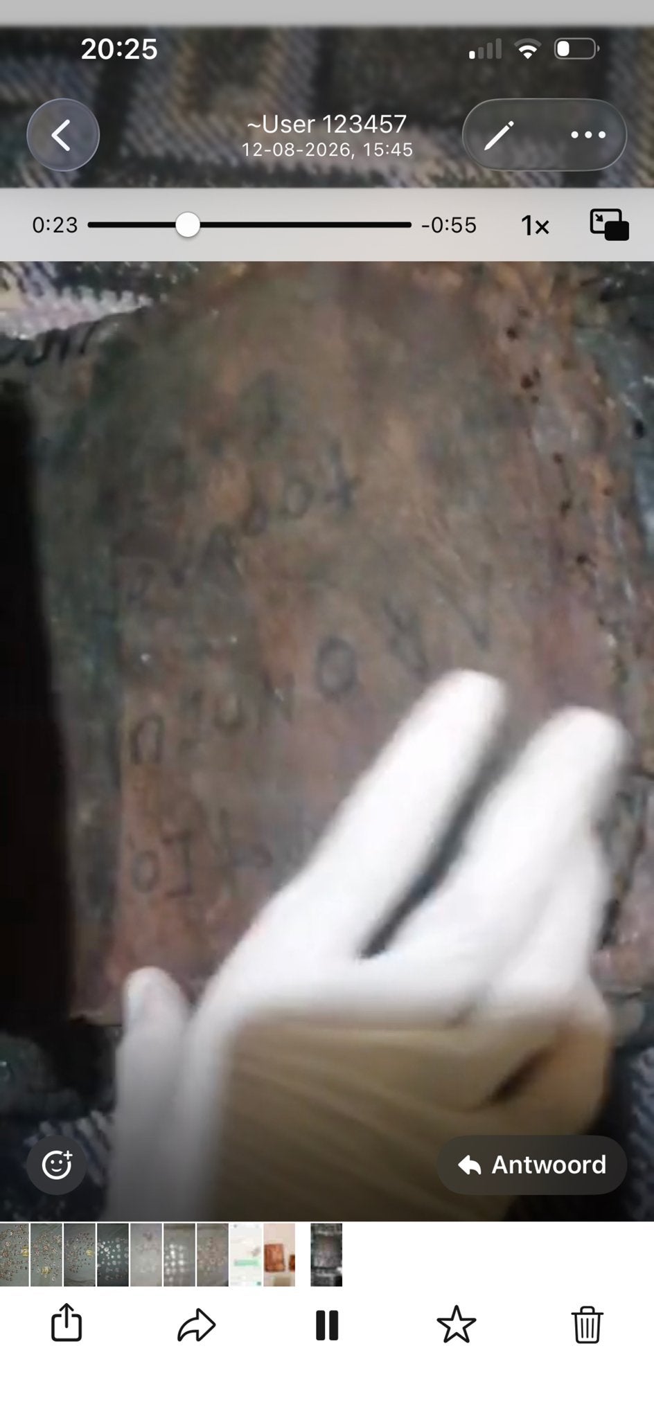 Antieke metalen doos met Davidster - Uniek verzamelobject, Antiek en Kunst, Ophalen of Verzenden