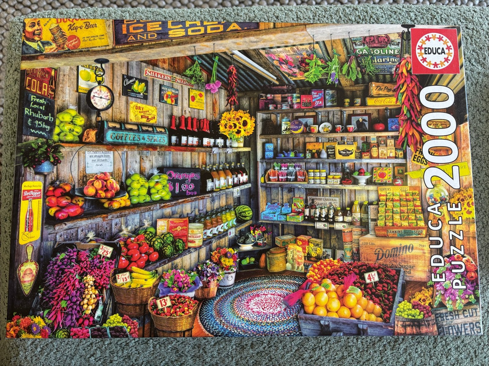 EDUCA Legpuzzel 2000 stukjes - Oude Winkel, Ophalen, Meer dan 1500 stukjes, Zo goed als nieuw, Legpuzzel