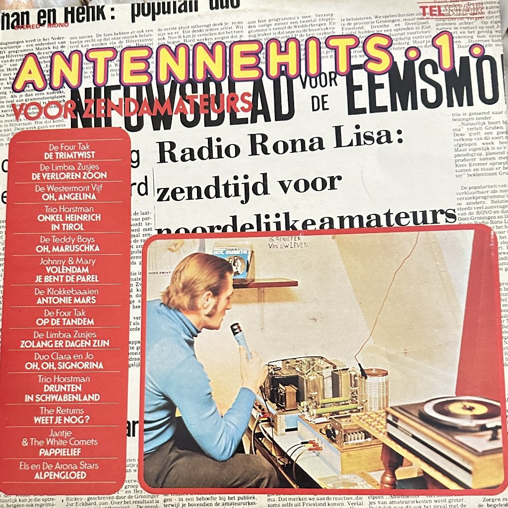 Antennehits 1 Voor Zendamateurs 2 LP, Cd's en Dvd's, LP, Verzenden, Zo goed als nieuw, Levenslied of Smartlap