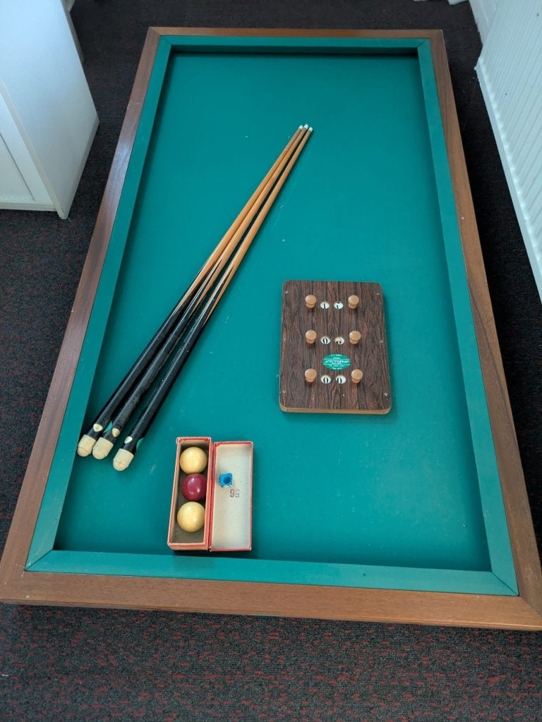 Tabel biljart, Ophalen, Gebruikt, Biljarttafel