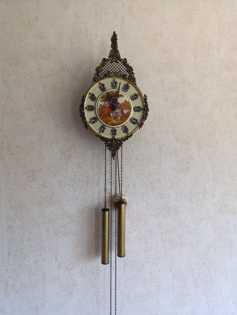 Wandklok, Huis en Inrichting, Woonaccessoires | Klokken, Ophalen, Gebruikt, Analoog, Wandklok