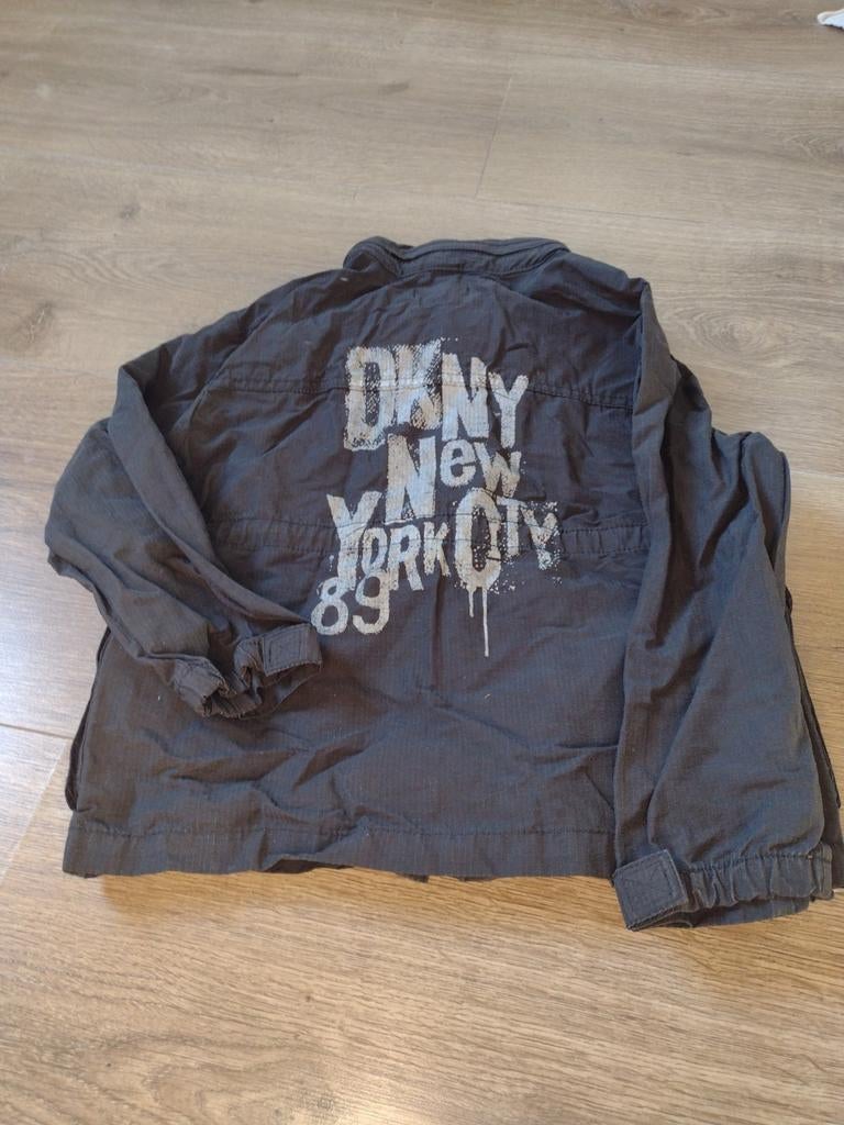 DKNY Zwarte Jas Maat 6 - Gedragen, Ophalen, Zwart, DKNY, Maat 36 (S)
