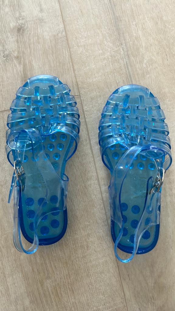 Blauwe waterschoenen maat 32, Ophalen of Verzenden, Gebruikt, Jongen of Meisje, Schoenen
