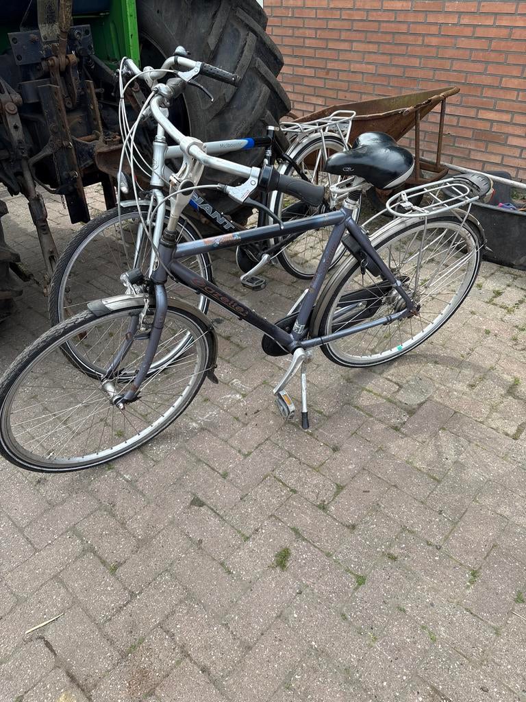 Giant en gazelle herenfiets, Overige merken, Gebruikt, Velgrem, Versnellingen