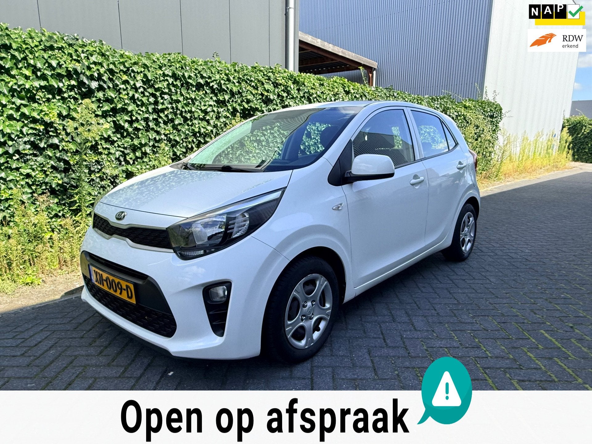 Kia Picanto 1.0 MPi EconomyLine 67PK 2019 | 117DKM NAP | APK, Auto's, Voorwielaandrijving, Dealer onderhouden, Stof, Gebruikt
