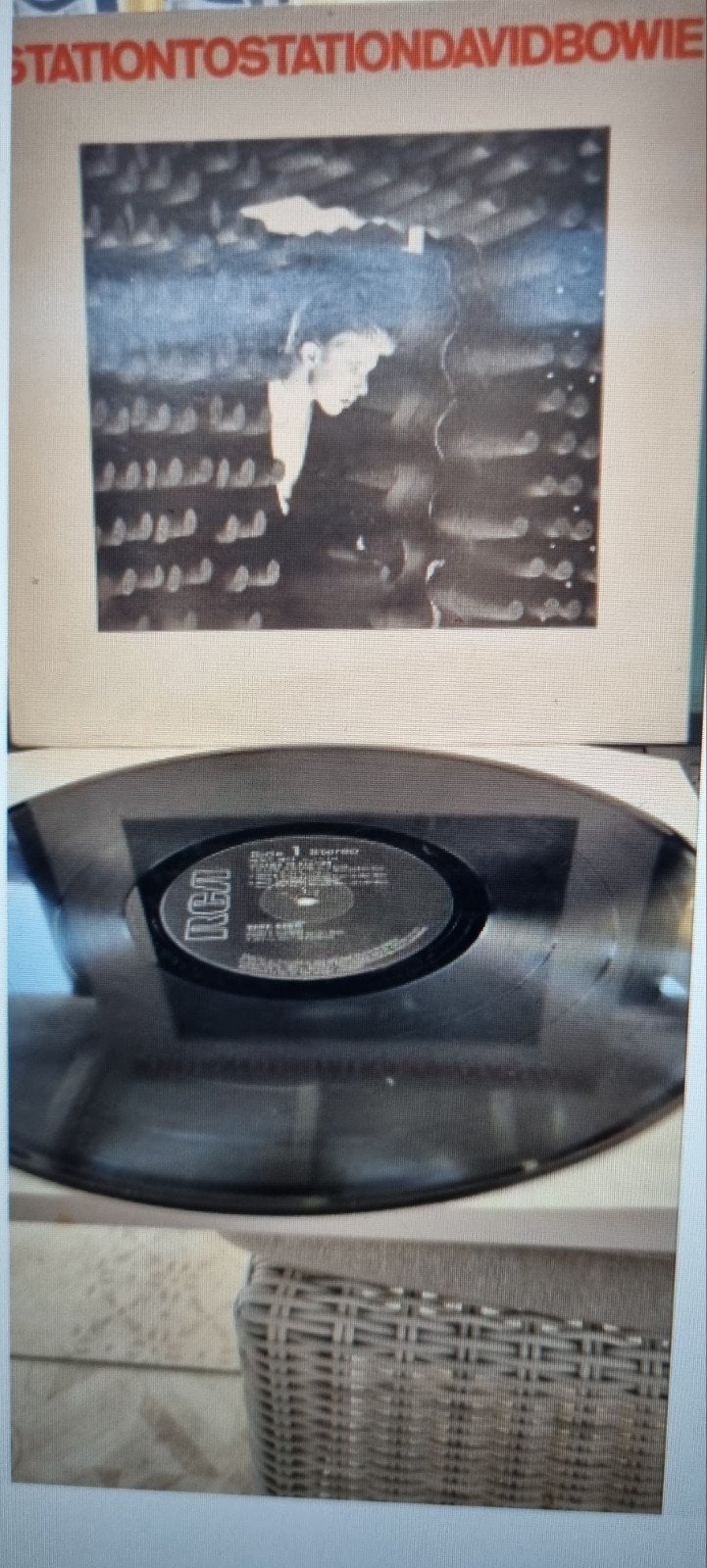 David Bowie - Station to Station LP (1976), LP, Gebruikt, Originele persing, Ophalen of Verzenden