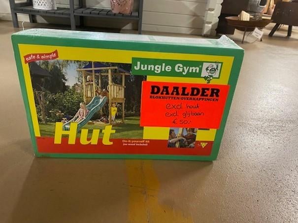 Jungle gym kit t.b.v. speeltoestel Hut, Kinderen en Baby's, Speelgoed | Buiten | Speeltoestellen, Gebruikt, Glijbaan, Ophalen