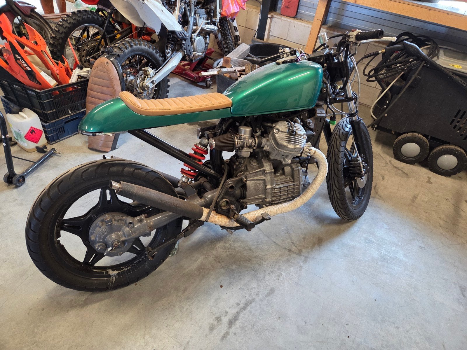Honda CX500 cafe racer, Motoren, Motoren | Honda, Cardan-aandrijving, 2 cilinders, 499 cc, Gebruikt