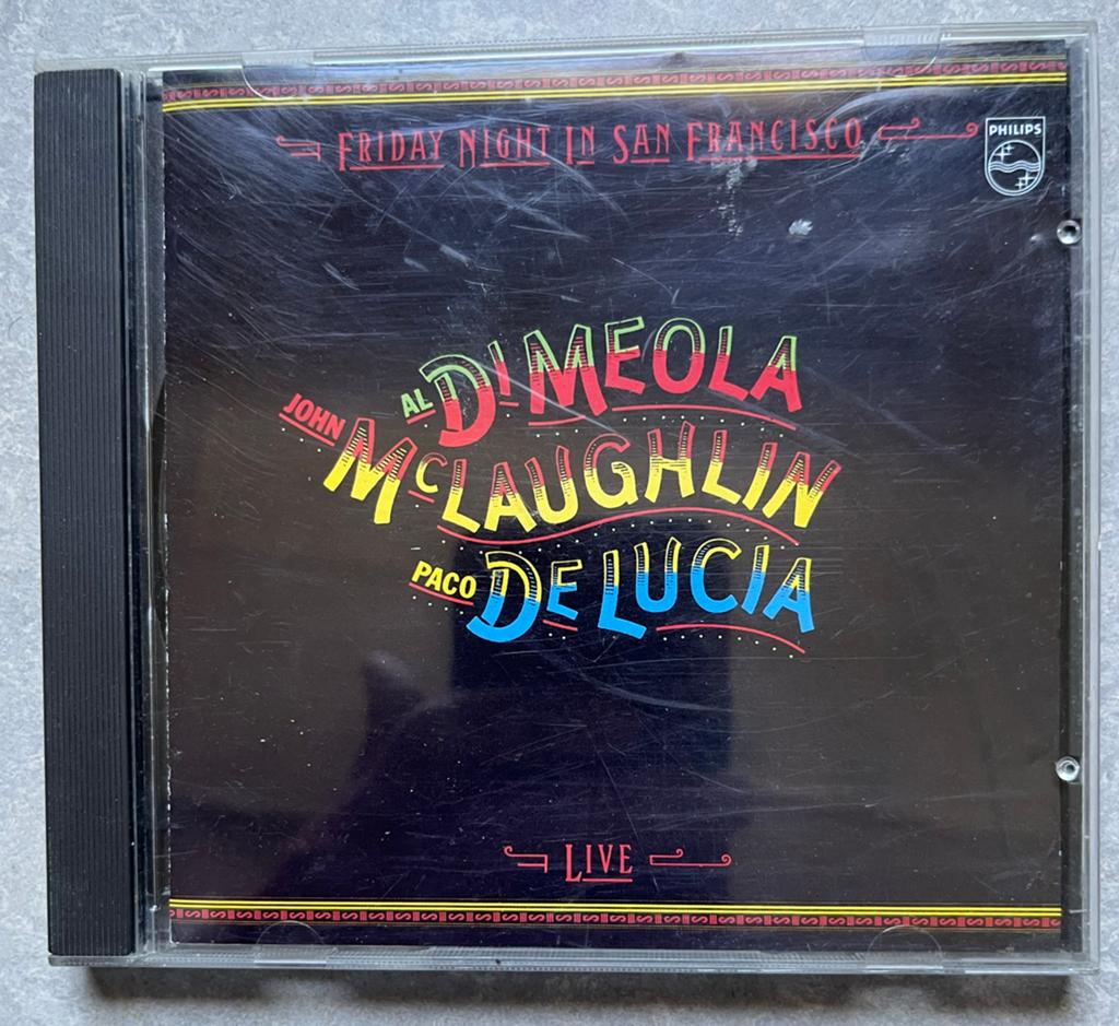 John McLaughlin, Al DiMeola, Paco De Lucia- Live (cd fusion), Ophalen of Verzenden, Zo goed als nieuw, Jazz
