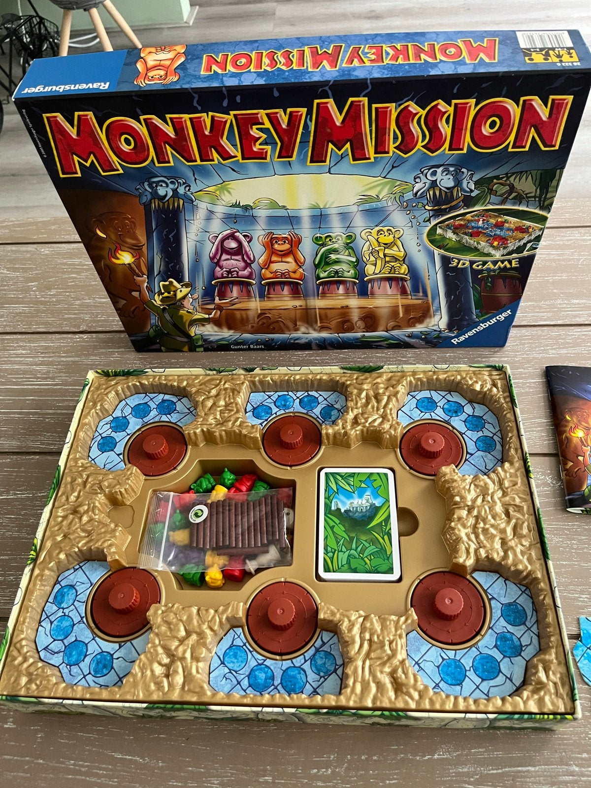 Monkey Mission 3D Spel van Ravensburger, Hobby en Vrije tijd, Drie of vier spelers, Ophalen, Zo goed als nieuw
