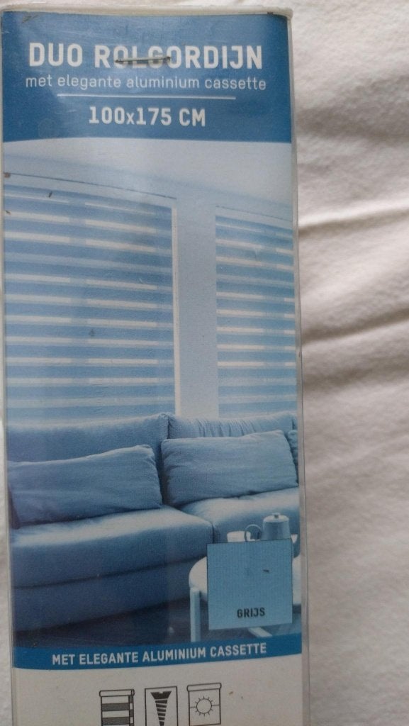 Duo rolgordijnen, Huis en Inrichting, Stoffering | Gordijnen en Lamellen, Overige materialen, Overige merken, Duo rolgordijn, 100 cm