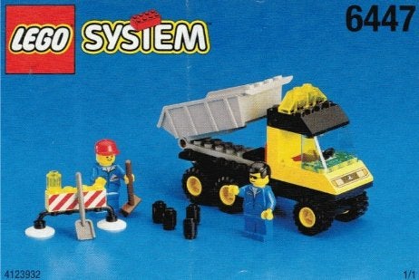 LEGO 6447  BOUWTEKENING Dumper, Ophalen of Verzenden, Gebruikt, Lego