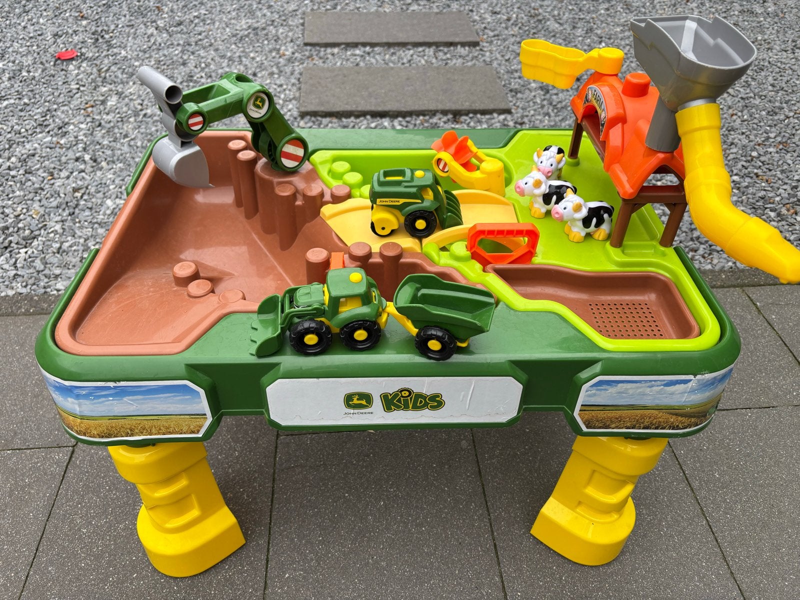 John Deere Kids Boerderij Speeltafel met Accessoires, Ophalen, Gebruikt