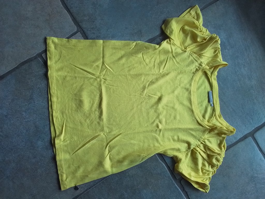 Prachtig geel dames t shirt FRANSA maat S, Fransa, Geel, Ophalen of Verzenden, Zo goed als nieuw