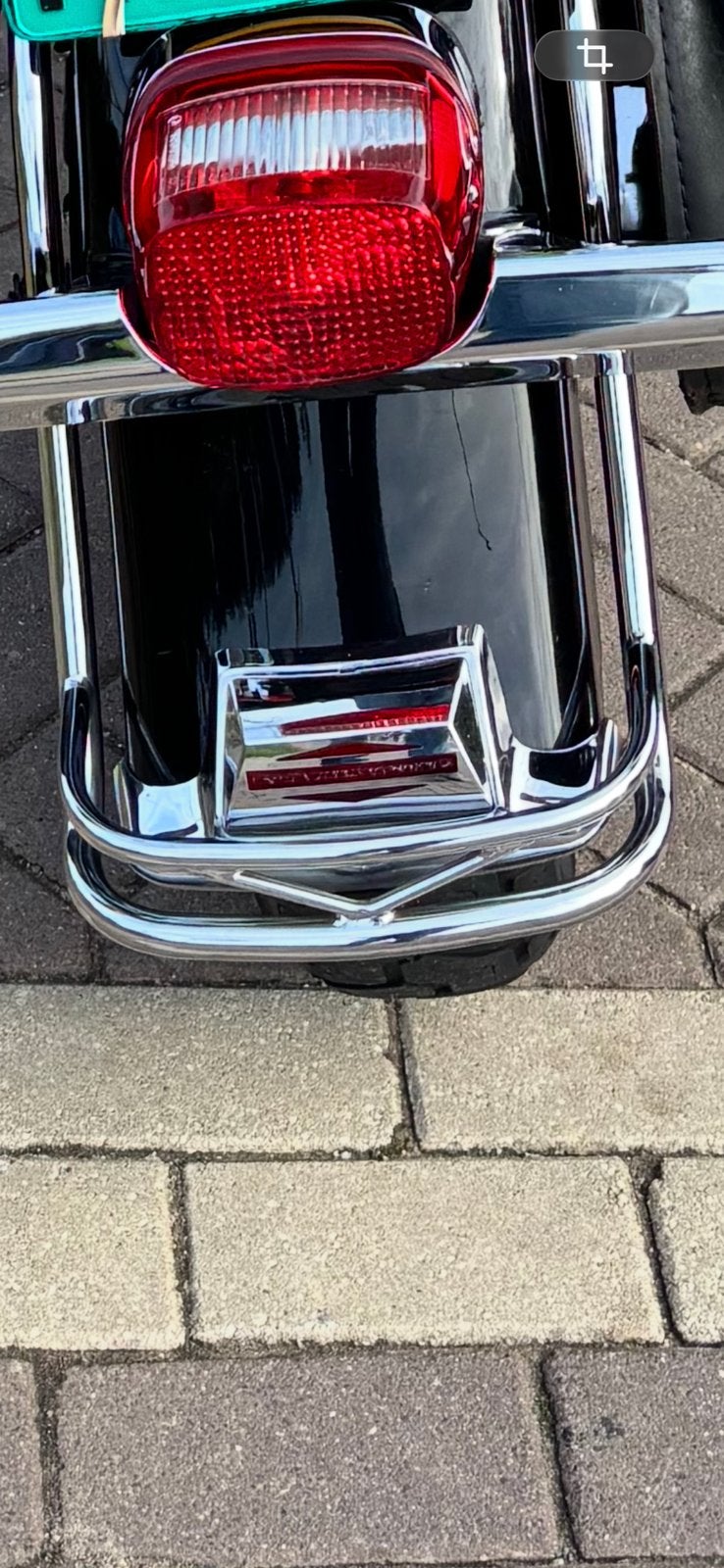 V-Logo Rear Fender Rail Harley Davidson, Ophalen of Verzenden, Gebruikt