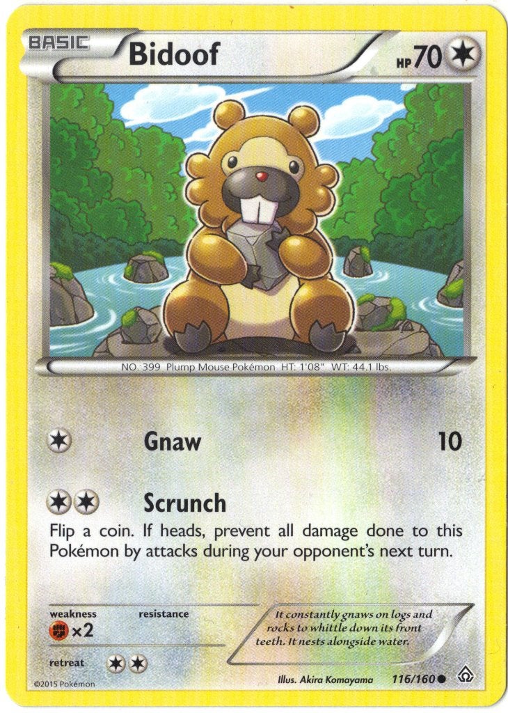 Primal Clash,  Bidoof [common] 116/160, Verzenden, Nieuw, Losse kaart