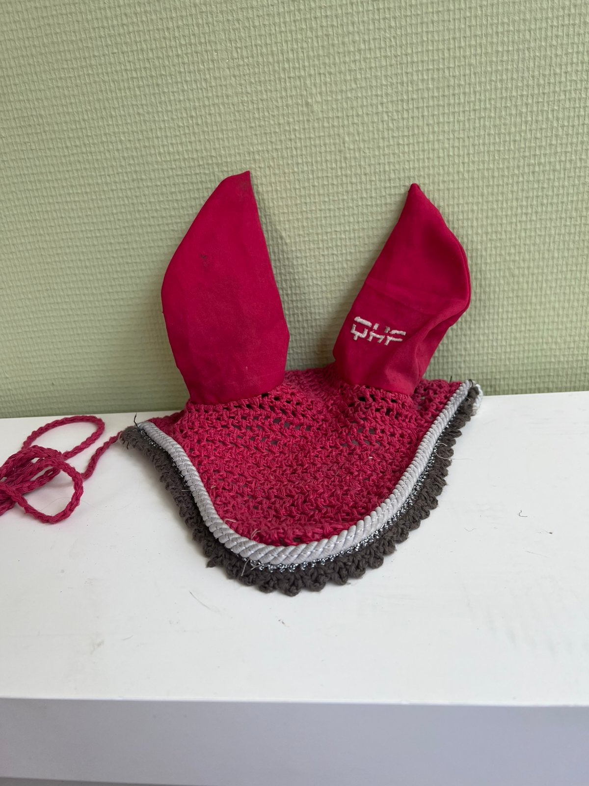 Roze oornetje pony, Oornetje, Zo goed als nieuw, Roze, Ophalen of Verzenden