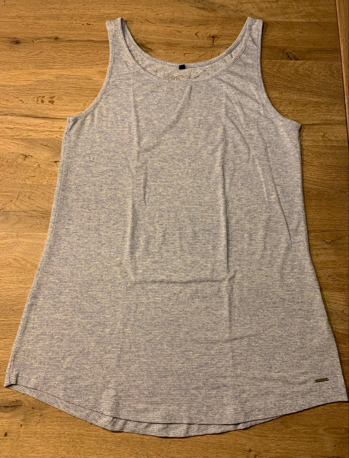 Glitter top maat M, Kleding | Dames, Maat 38/40 (M), Blauw, Ophalen of Verzenden, Zonder mouw