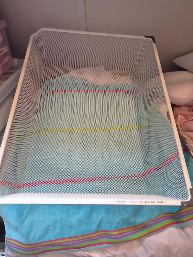Ikea Komplement mand wit 100 bij 58 cm, Ophalen, Zo goed als nieuw