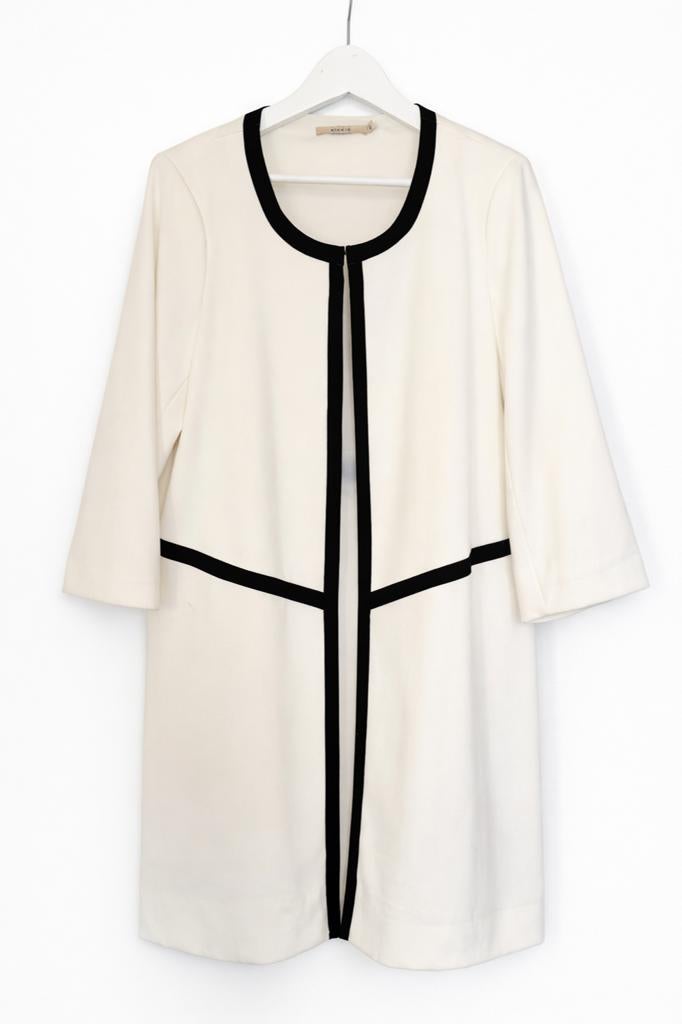 Nikkie Plessen Trenchcoat Maat 42, Ophalen of Verzenden, Zo goed als nieuw, Maat 42/44 (L), Wit