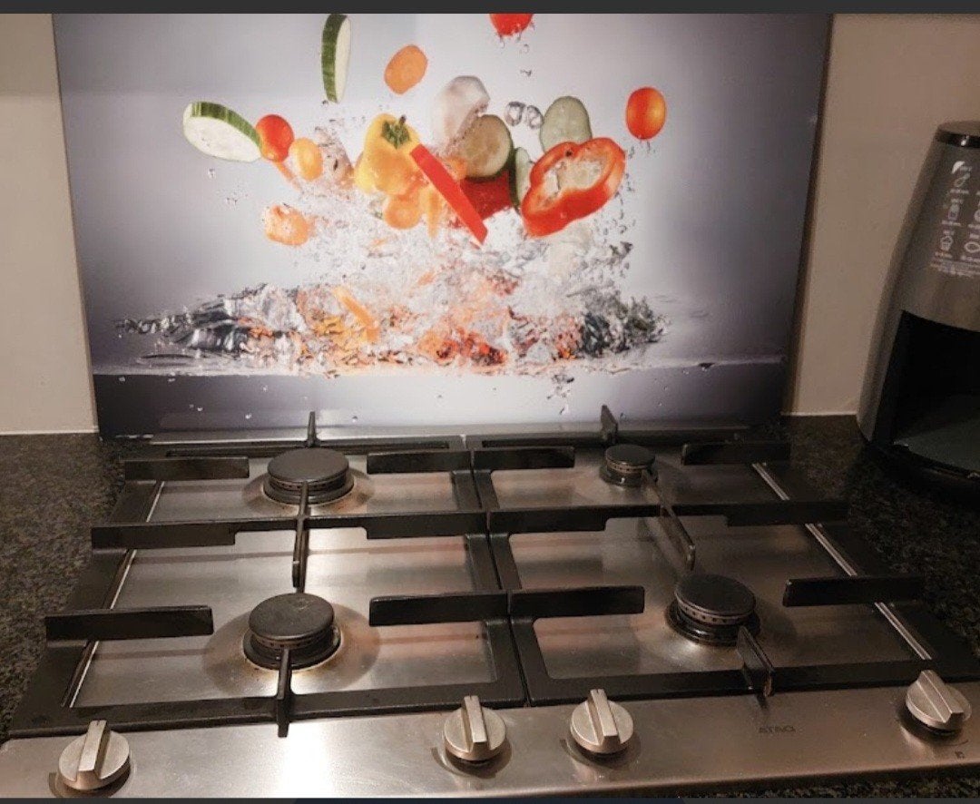 Mooie inbouw gasplaat met 4 pitten merk atag, Ophalen, Gebruikt, 4 kookzones, Inbouw