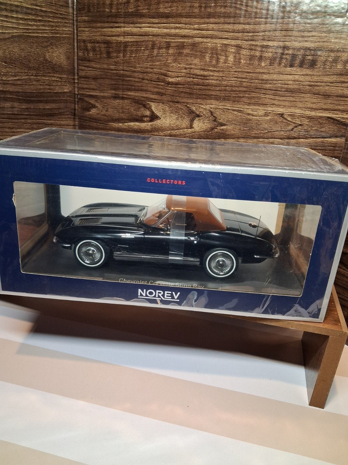 Norev - Chevrolet Corvette Stingray, Ophalen of Verzenden, Zo goed als nieuw, Norev