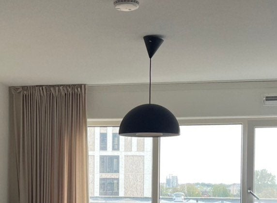 IKEA Kamer Lamp - Zwart, Modern Design, Huis en Inrichting, Ophalen, E27 (groot), Zo goed als nieuw, Metaal