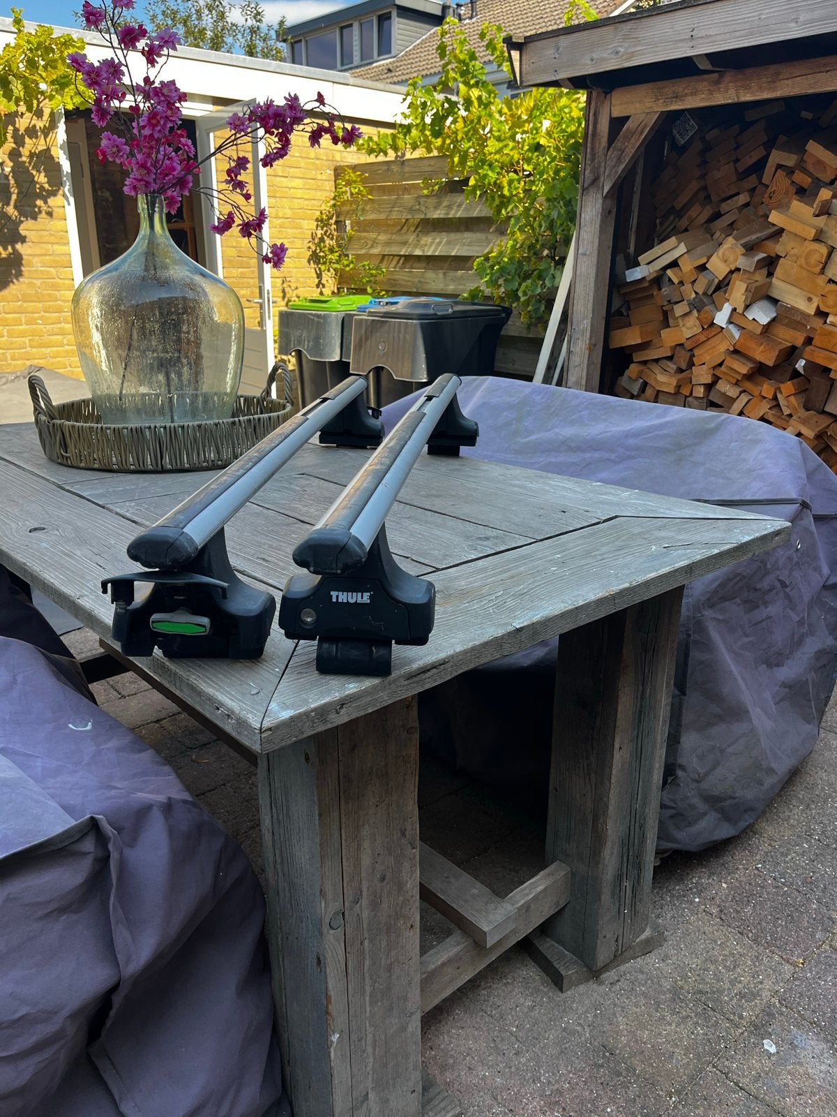 Thule dakdragers, Auto diversen, Dakdragers, Ophalen, Gebruikt