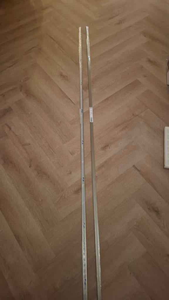 PVC afwerkprofiel RVS 4mm - Nieuw (verkeerde kleur), Ophalen of Verzenden