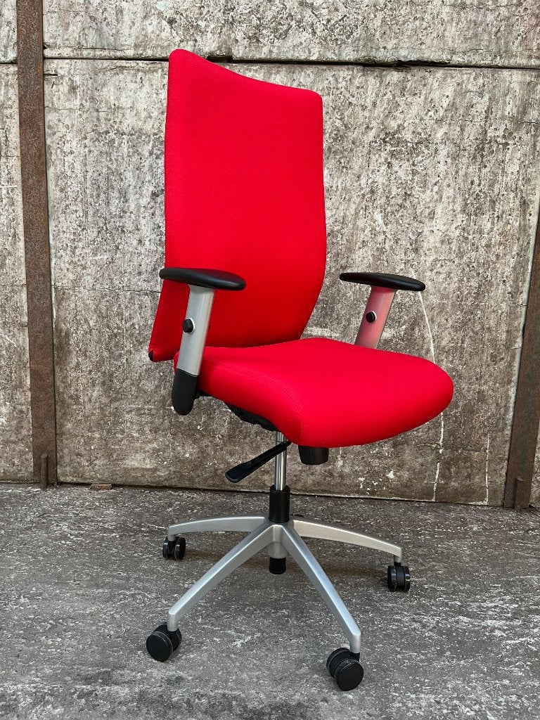 Almachair Turijn bureaustoel - Rood - Van €339,- Voor €199,-, Ophalen of Verzenden, Ergonomisch, Nieuw, Rood