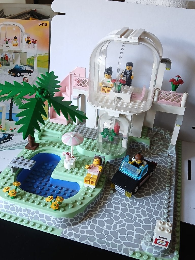 Vintage Lego Paradisa 6416 - Poolside Paradise - 1992, Ophalen, Gebruikt, Overige thema's, Lego