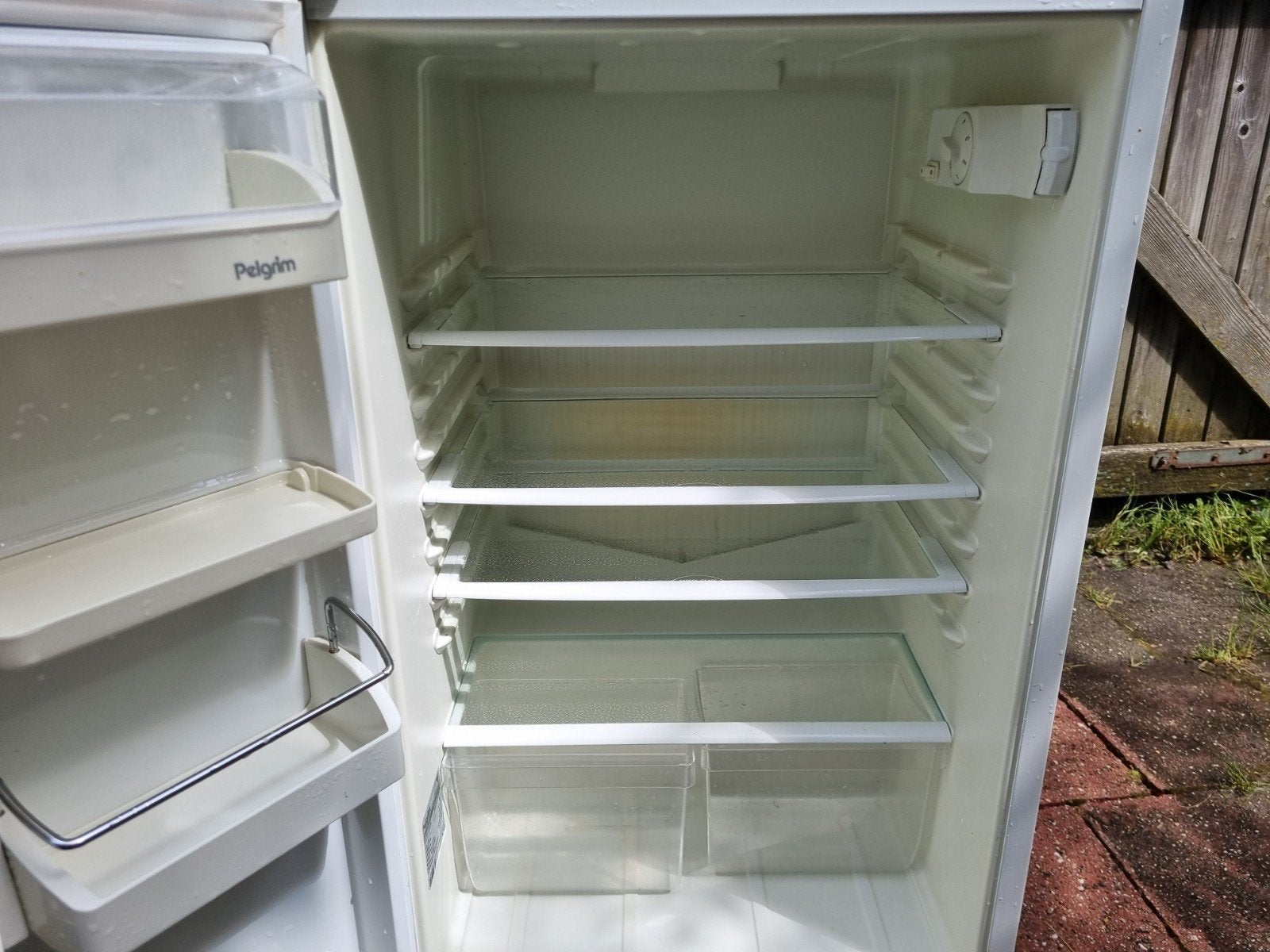 Pelgrim Koelkast met Vriesvak - Wit, Gebruikt, Witgoed en Apparatuur, Koelkasten en IJskasten, Ophalen, Gebruikt, 120 tot 140 cm