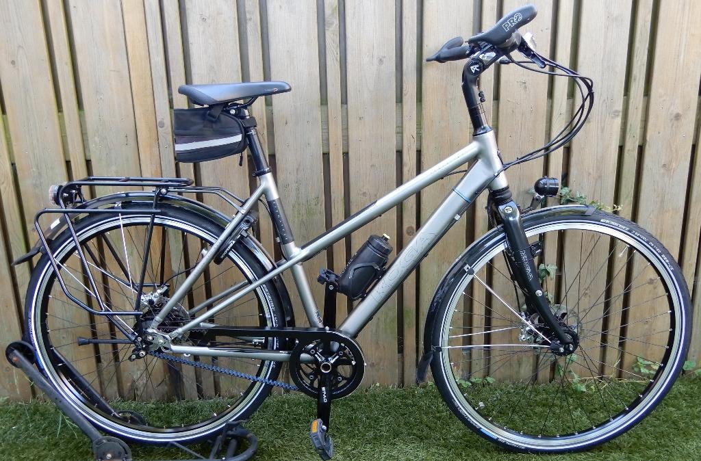 Koga Traveller 53 Cm Met Rohloff+XT Schijfremmen+Riem ZGAN!!, Fietsen en Brommers, Fietsen | Dames | Sportfietsen en Toerfietsen