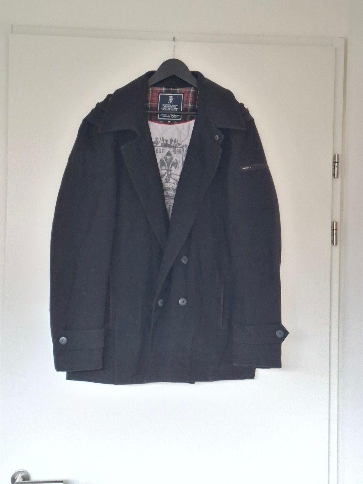 heren winterjas Max n' Djune  - Zwart - jas Maat XL, Ophalen, Zwart, Maat 56/58 (XL), Zo goed als nieuw
