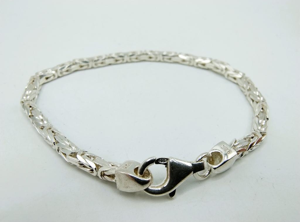 Nieuwe zilveren armband, koningsschakel, 925, unisex, Info@zilverwebsite.nl, Verzenden, Zo goed als nieuw, Zilverwebsite.nl