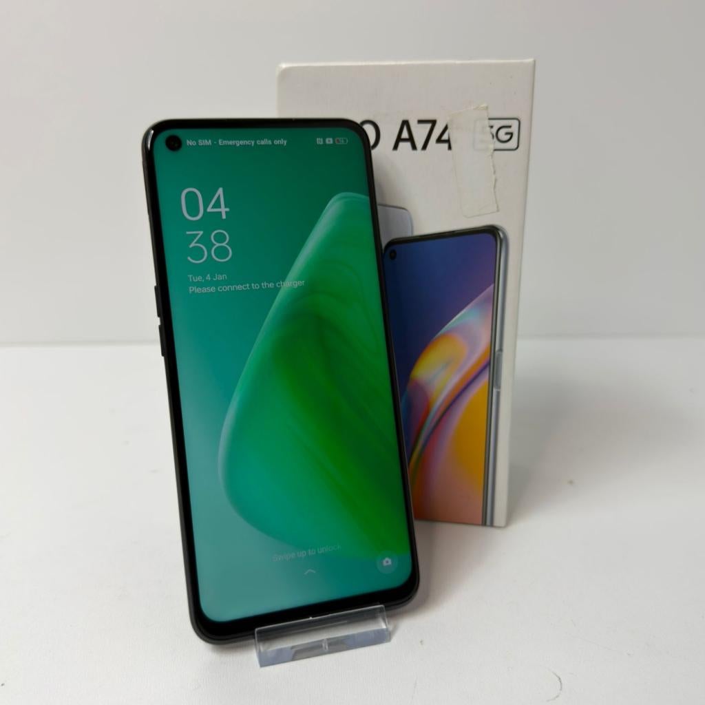 Oppo A74 128GB 5G Zwart | Nette staat, Telecommunicatie, Mobiele telefoons | Overige merken, Oppo, Zo goed als nieuw, Support@oppo.com