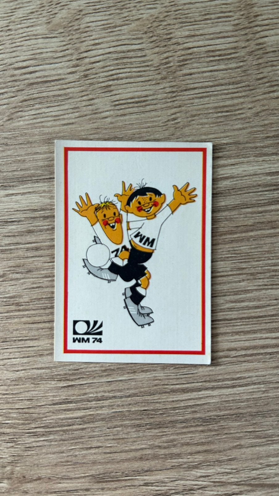 Panini Munchen 74 plaatje Tip & Tap WK 74, Verzenden, Zo goed als nieuw, Sticker