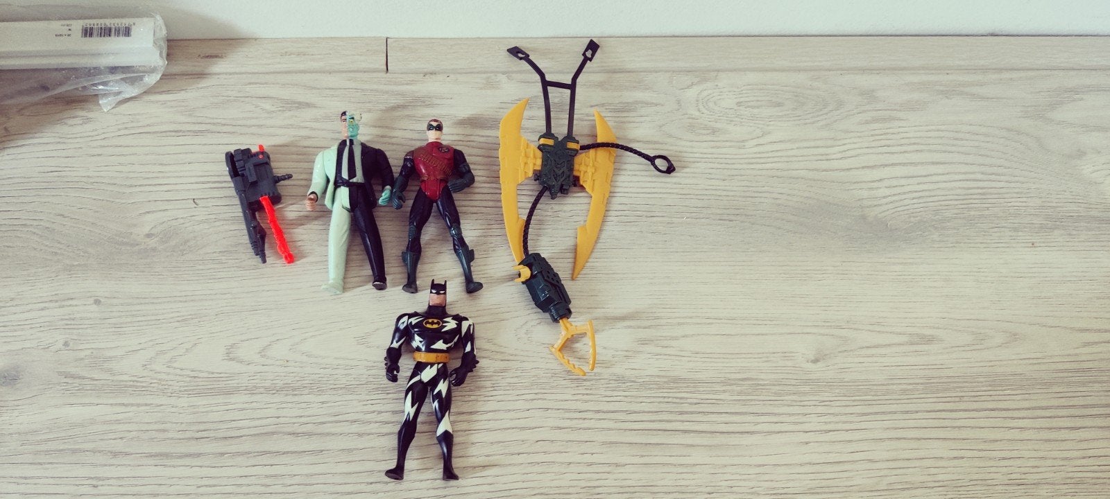 batman & robin en double face action figures 90's, Ophalen of Verzenden, Zo goed als nieuw