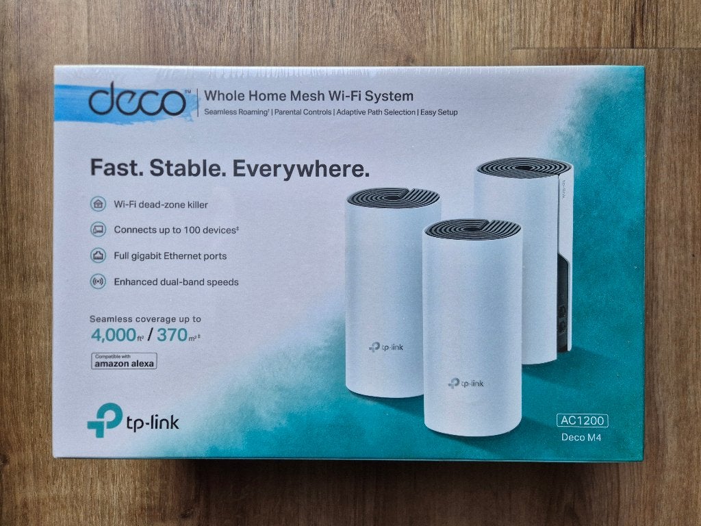 3-pack TP-link Deco M4R mesh wifi-systeem, nieuw in doos, Ophalen of Verzenden, Nieuw, TPLink