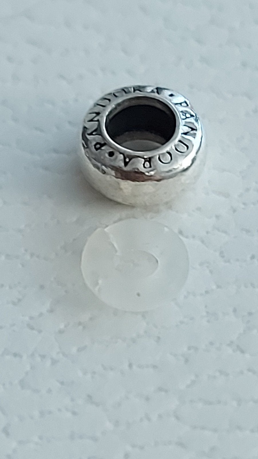 Originele Pandora Essence Me mini bedel stopper > ringetje, Sieraden, Tassen en Uiterlijk, Bedels, Ophalen of Verzenden, Zilver